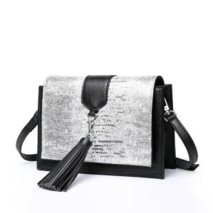 China Cowhide Designer Handbags Women's Bags with Tassel Real Leather Shoulder Bags factory