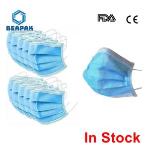 China Sterile 3 Ply Face Mask Lifting Lug Design Flexible Adjustable Earrings factory