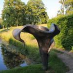 Custom Decorative Large Garden Metal Bronze Landscape Sculpture Flower