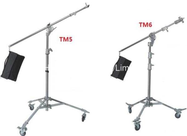 Photography Video Tripod Light Stand , Universal Sandbag Live Boom Stand With