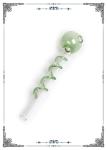Borosilicate Glass Light Green Oil Burner Smoking Bong Bobbin