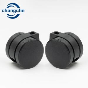 China Plastic Furniture Castors Wheels With 4mm Mounting Plate Thickness factory