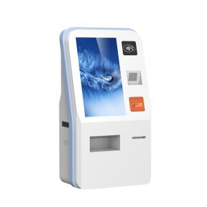 China Hospital Healthcare Kiosk With RFID Medical Card Reader Lab Reports Printer factory
