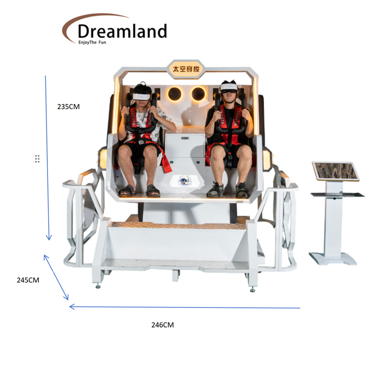 Virtual Reaity Display Experience the Ultimate 720 Degree Virtual Reality Adventure with 2 Players VR Space Shuttle 360 Simulator and DP VR E3S Glass
