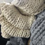 Textured Hand Arm Knit Yarn Merino Wool Chunky Twist Yarn