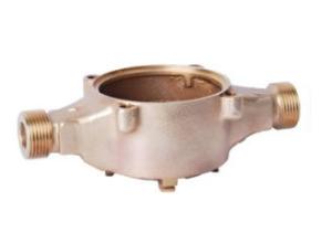 China Portable Bronze Water Meter Body , Cold Water Flow Meter NSF61 Certificate factory