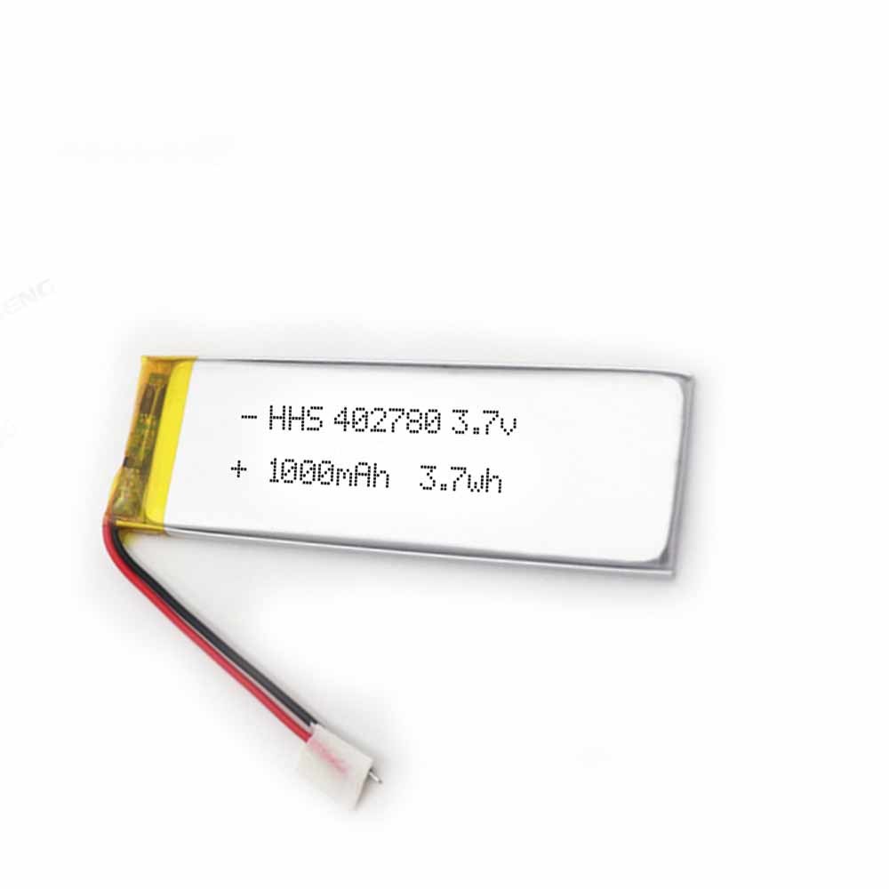 PL402780 UN38.3 CC CV 3.7V 1000mAh Li Polymer Battery