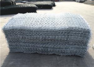 China 2x1x0.5m Galvanized Steel Hexagonal Wire Gabion Mesh 100x120mm 230g/m2 on sale