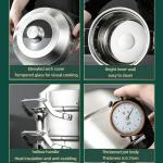 Custom Kitchen Cookware 3 layer Food Steamer Cooker Steamer Pot 304 Stainless