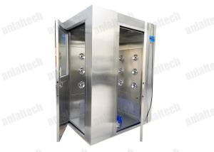 China SS304 0.3μM Air Shower Clean Room Single Clean Blowing Wind 2180mm Height factory