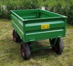 4WCART- 4Wheel 17cubic. Utility Cart Trailers ;ATV Garden Trailer; Farm Trailer