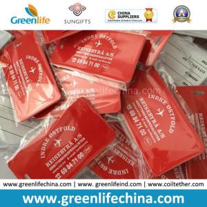 China Beatuiful Red Color Logo Printed Travel Hange Tag for Luggage factory