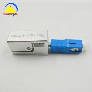 China Ceramic Audio Apc Sc Bare Fiber Optic Adapter For Connection factory