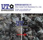 tire cord fabric shredder/ rubber fabric shredder/ two shaft shredder/ two