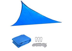 China Moisture Resistant Garden Wind Screen Triangular Sun Shade Canopy on sale