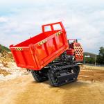 Customizable 2 Tons Crawler Rubber Track Dump Truck
