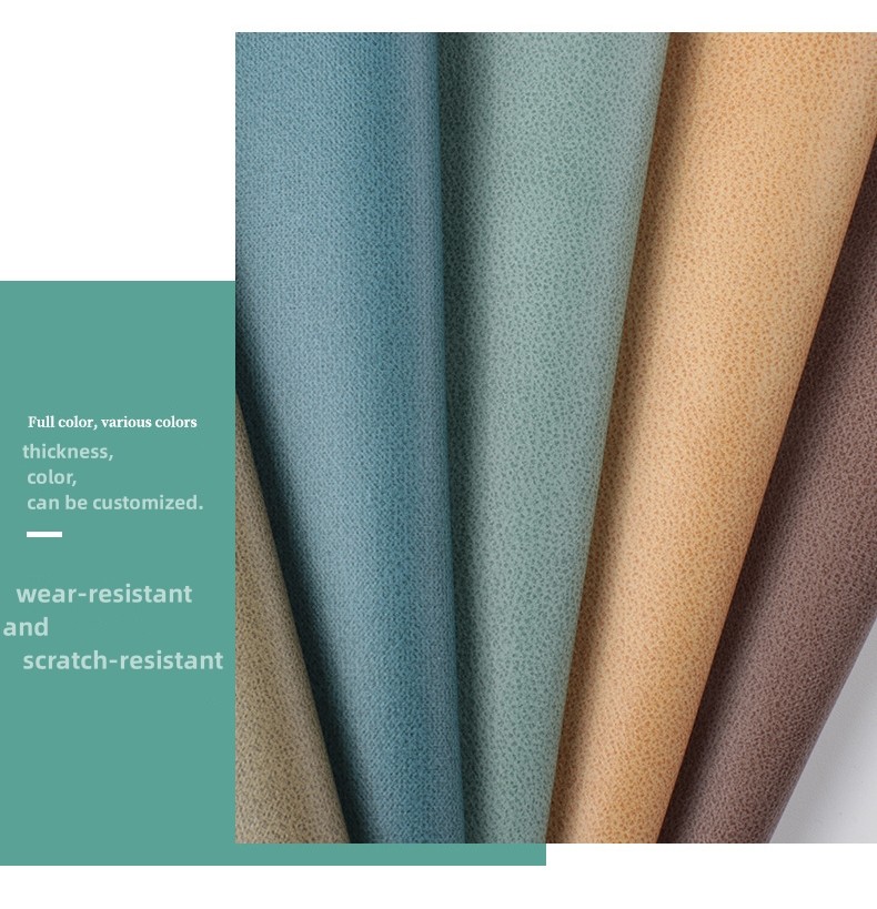 Customized Leathaire Fabric Imitation Sheepskin Leather Cloth