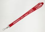 Customized 3.0cm Polyester Dye Sublimation Lanyards For Business Card Holder