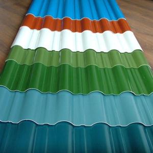 China Ppgi Corrugated Steel Roofing Sheet 800mm Galvanized Zinc Color Coated factory