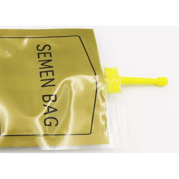 100ML Custom Pig Semen Collection Bags OPP Design 0.04mm-0.22mm