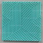 Factory Rigid Colorful Interlocking PP cubic garage floor tiles plastic Garage