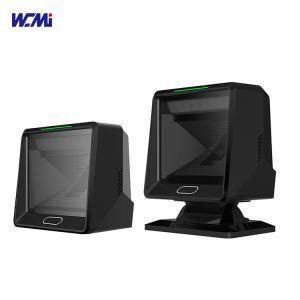 China F Fixed 2D Desktop Omnidirectional Barcode Scanner Platform with Base Stand Scanner Self Checkout QR Code Reader Supermarket factory