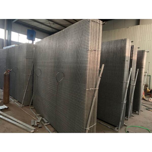 2" Square galvanized Weld Mesh Fence Panels , Steel Mesh Screen For Agricultural / Transportation