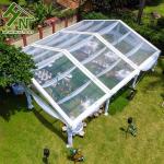 Rainproof Clear Wedding Marquee PVC Fabric Tent Garden Event Party 15HW Hardness