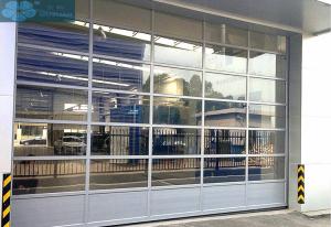 China Commercial Sectional Storefront Contemporary Glass Garage Door OEM factory