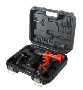 China 14Pcs 12v Cordless Power Drill Set For Home Use 1500mAh Electric Powered Tools Lithium Battery factory