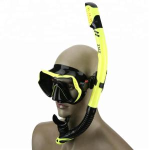 China Custom Logo Adult Diving Suit with Classic Diving Mask Set and Liquid Silicone Snorkel Mask Set factory