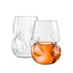 Clear High Borosilicate Glass Cup 430ml Round Shape