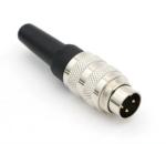 Receptacble Type With Rugged Metal Shells Rear Mount Female Male AISG Connector