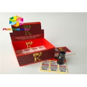 China Custom Corrugated Paper Box Packaging Cosmetic Mask Counter Display For Skin Care Products on sale