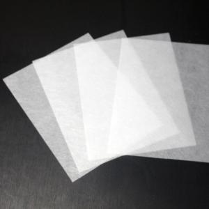 China White color high strength and fire – resistant fiberglass non-woven mat used for carpet tiles factory