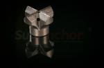 Rock Drilling R25 Self Drilling Anchor Bar Steel Cross Drill Bit EX Type