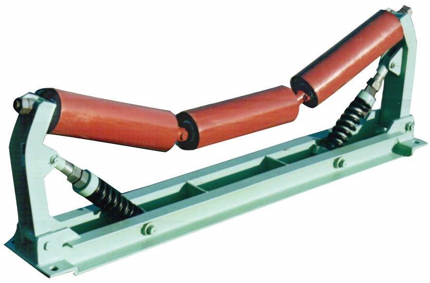 Strong Load 152mm Dia Conveyor Belt Tracking Idlers With 1045 Material
