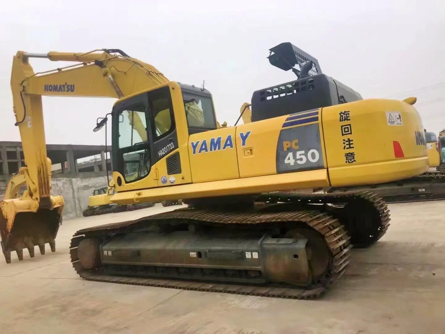Secondhand Komatsu PC450 Excavator 45ton Digger for Mining Operation Site Work