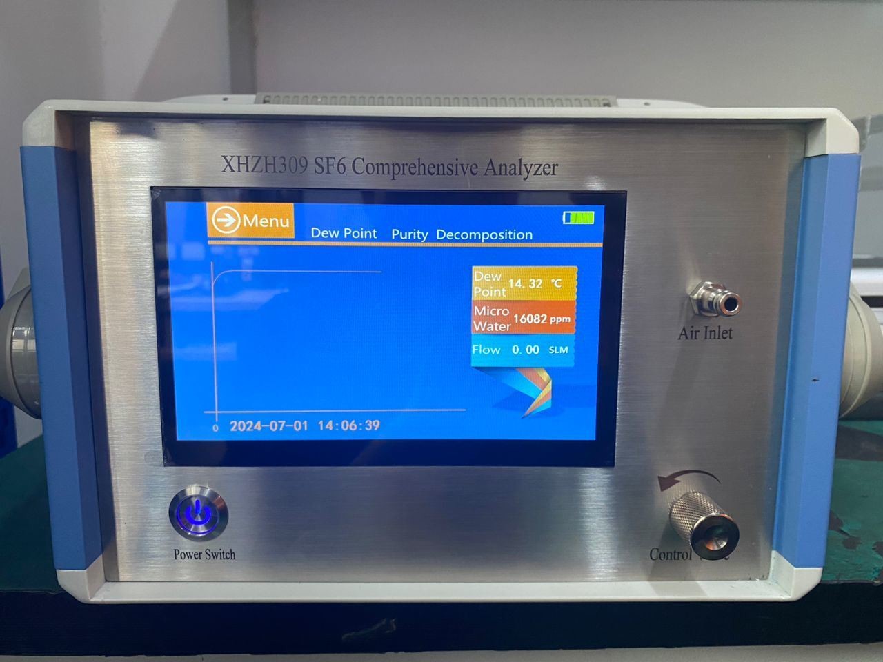 Substation Gis Sf6 Humidity Purity Decomposition Analyzer with Customization