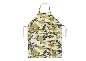 China Camouflage PU Leather Gardening Apron With Webbing Straps OEM ODM Available factory