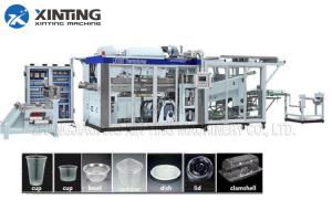 China Automatic HDPE Recycling Machine Plastic Thermoforming Machine for Disposable Cups Containers factory
