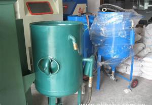 China Fixed High Pressure Sand Blasting Machine , Metal Surface Blast Cleaning Equipment factory