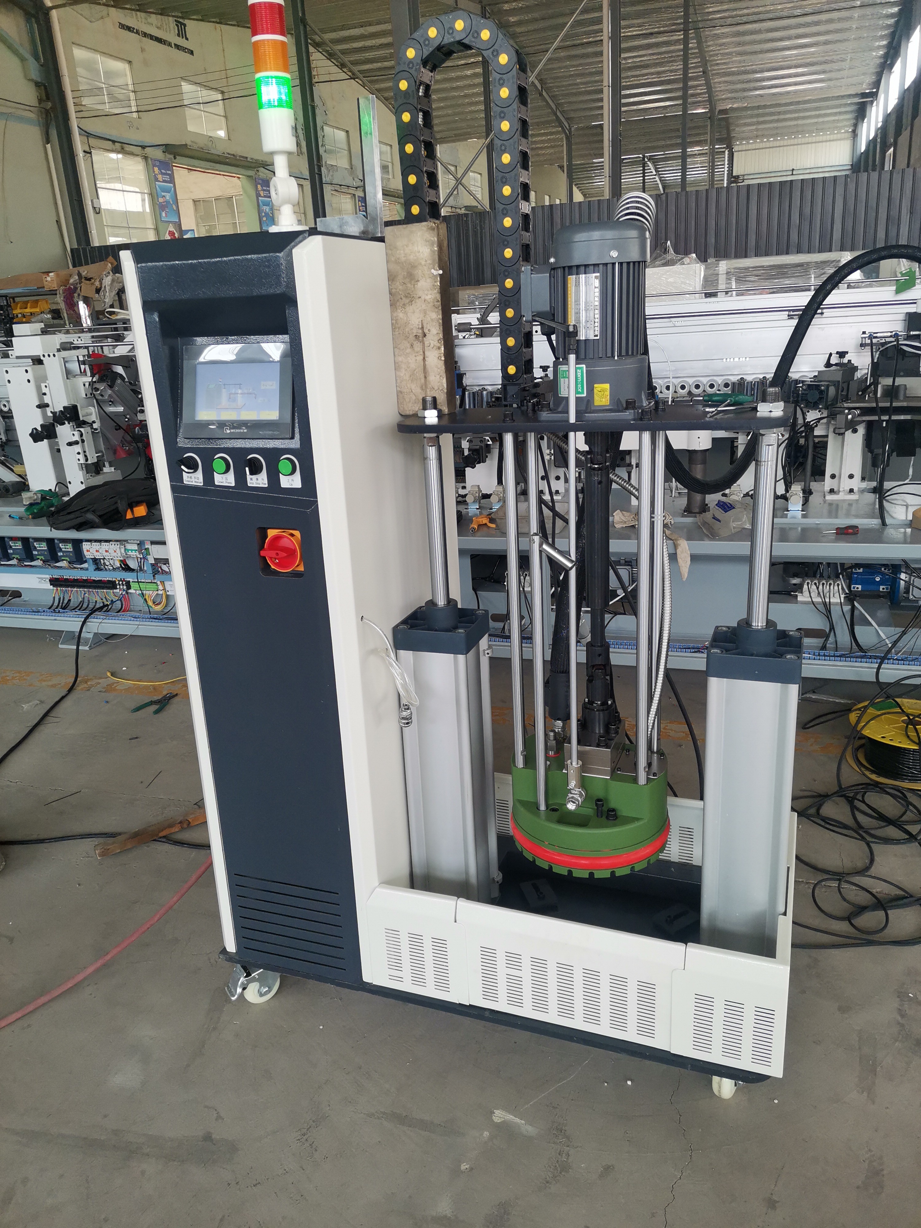 KC4108-2 Wood door edge banding machine with PUR glue
