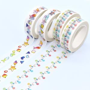 China Tearable Acrylic Adhesive Waterproof Kawaii Washi Tape factory