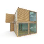 Office Modified Shipping Container for Outdoor Company Steel Modular Double