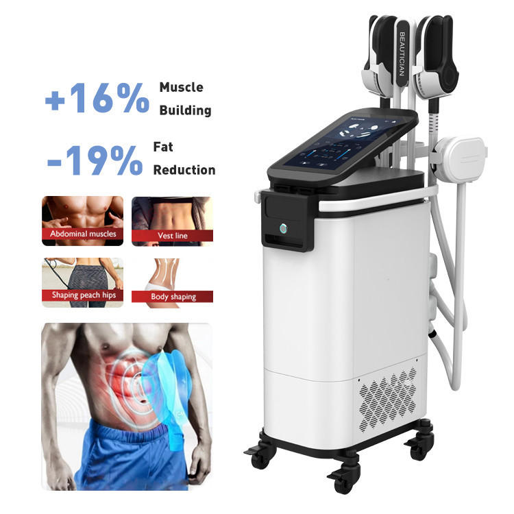 4 Handles Slim Tesla Hiemt Body Sculpt Machine For Salon