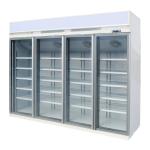 Ebm Fan Motor Glass Door Display Cooler R290 For Beverages