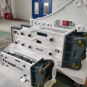 China KS300 Excavator Hydraulic Rock Breaker Machine Top Type 150mm Chisel Diameter factory