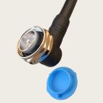 1/2 Superflex 7/16 DIN Male Right Angle To 4.3/10 Male Right Angle Jumper Cable