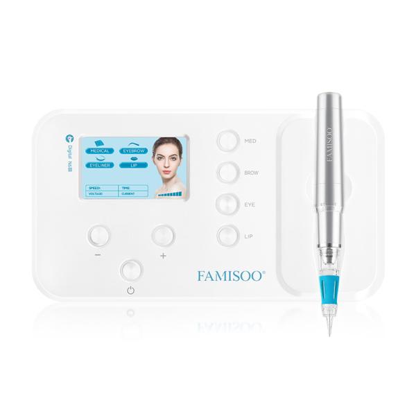 FAMISOO N6 OEM wireless professional pmu eyebrow lips eyeliner makeup pen semi